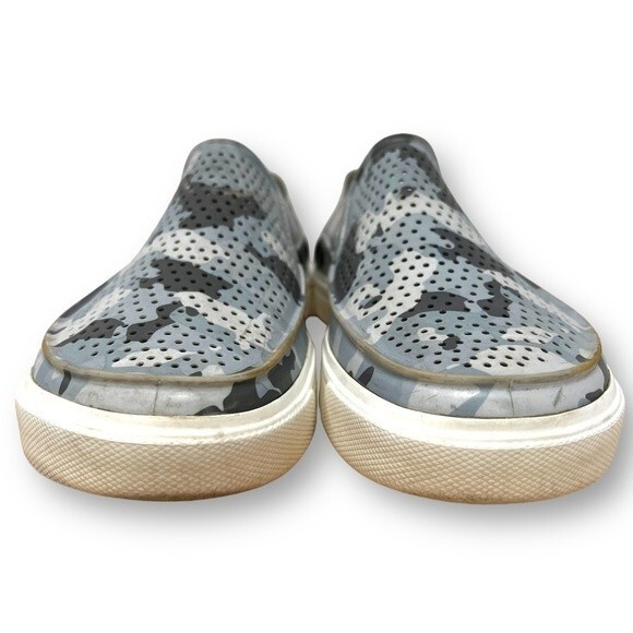 Crocs Gray Camo CitiLane Roka 2 Slip-On Sneaker Men's Sz. 7 Women's Sz. 9 - Picture 11 of 13